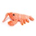 Pet gravity jumping shrimp plush toy USB charging simulation lobster electric amuse cat and dog pet cat toy