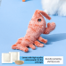 Pet gravity jumping shrimp plush toy USB charging simulation lobster electric amuse cat and dog pet cat toy