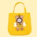 Small bee animal shape pet outing bag with exposed head shoulder bag kitten milk dog portable cat bag pet backpack