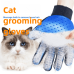 Cat Gloves Rubber Pet Cleaning Brush for Floating Hair Pet Grooming Gloves for Cats and Dogs Bathing Supplies