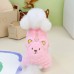 Dog clothes autumn and winter new pet clothing pet clothes winter thickened 23 backpack bear four-legged fleece