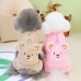 Dog clothes autumn and winter new pet clothing pet clothes winter thickened 23 backpack bear four-legged fleece