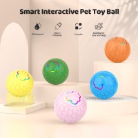 Bite-resistant pet smart rolling ball dog toy ball electric smart remote control ball gravity jumping ball